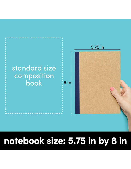 Paquete de 6 Cuadernos de Composición PAPERAGE 120 Páginas Paquete de 6 Cuadernos de Composición PAPERAGE 120 Páginas