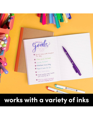 Paquete de 6 Cuadernos de Composición PAPERAGE 120 Páginas