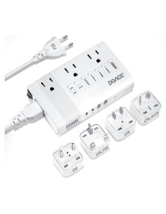 Convertidor de Voltaje DOACE 350W 220V a 110V con Adaptadores