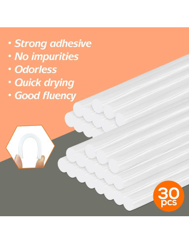 Kit de Pistola de Pegamento Caliente Krightlink 20W con 30 Barras