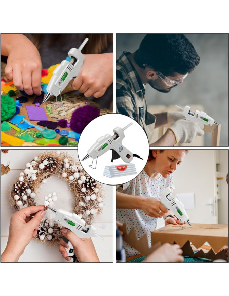 Kit de Pistola de Pegamento Caliente Krightlink 20W con 30 Barras