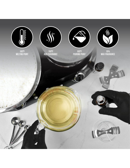 Kit de Velas de Soja American Soy Organics 4.54 kg Microondas