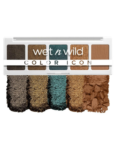 Paleta Sombra de Ojos Wet n Wild 5 Tonos Mi Suerte - Mate y Brillante