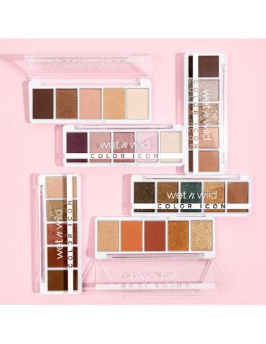 Paleta Sombra de Ojos Wet n Wild 5 Tonos Mi Suerte - Mate y Brillante