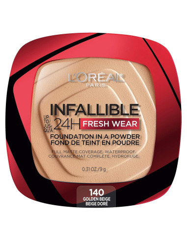 Base en Polvo L'Oreal Paris Infallible 24H Beige Dorado 8.8g