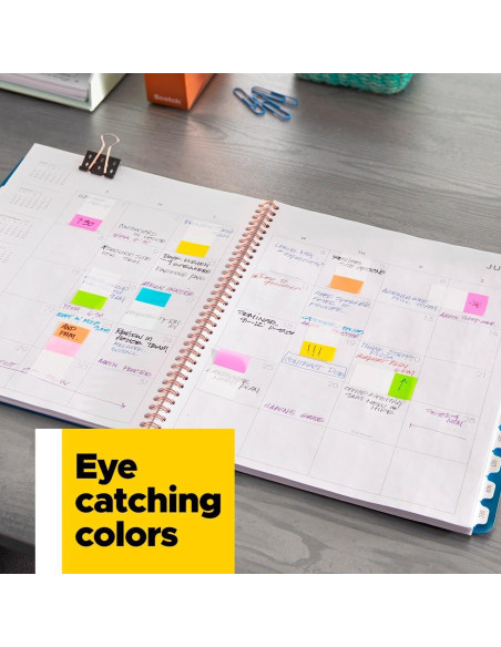 Banderas Post-it 60 Unidades Dispensador Portátil 2.39 cm