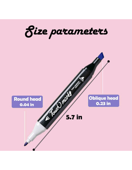 Juego de Marcadores Lavables Doble Punta WASYPLSFOI 60 Colores