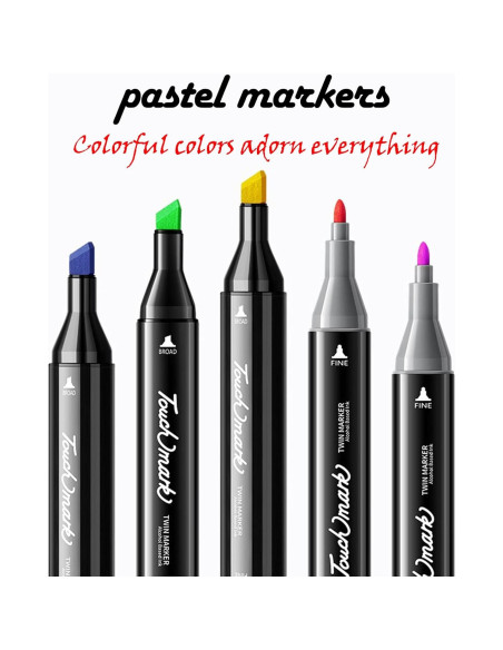 Juego de Marcadores Lavables Doble Punta WASYPLSFOI 60 Colores