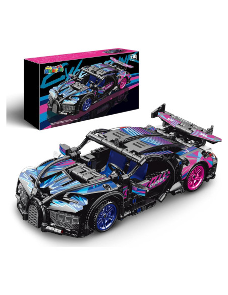 Modelo de Coche Super Deportivo Nueris 1:18 423 Piezas
