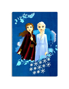 Manta de forro polar Disney Frozen 2 Anna y Elsa 100x150 cm