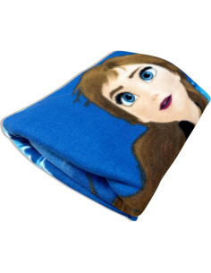 Manta de forro polar Disney Frozen 2 Anna y Elsa 100x150 cm 2