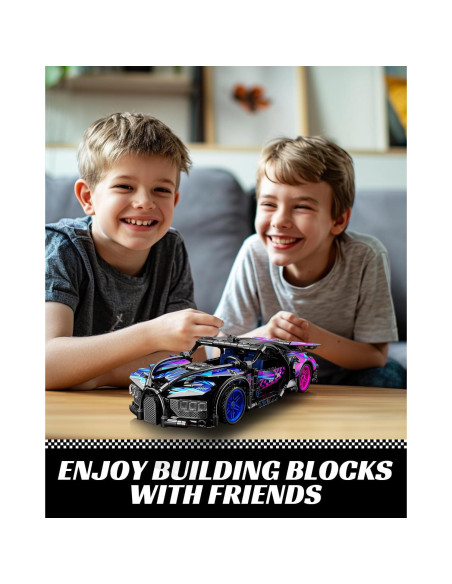 Modelo de Coche Super Deportivo Nueris 1:18 423 Piezas