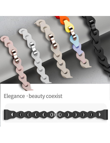 Correa de Silicona Elástica 22mm para Reloj Spade & Co Salud 4