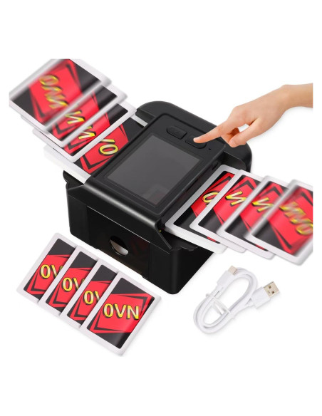 Barajador Automático Recargable USB-C Lxjmcwio para 2 Barajas