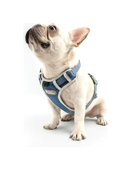 Arnés para Perro Tuff Hound Ajustable Reflectante Azul S Arnés para Perro Tuff Hound Ajustable Reflectante Azul S