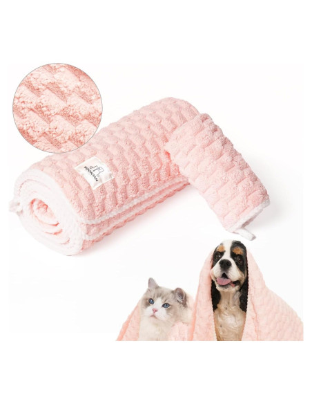Juego de Toallas de Microfibra SOONTAN para Mascotas - 2 Tamaños