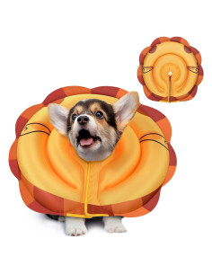 Collar de Recuperación Inflable TOBYTO para Perros XS Naranja