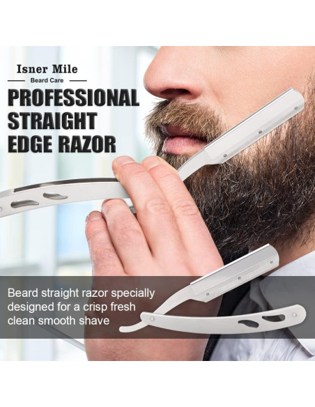 Kit de Barba Isner Mile con Champú, Aceite y Tijeras