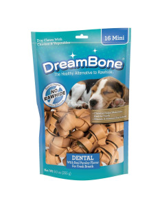 Masticables Dentales DreamBone para Perros 16 Unidades