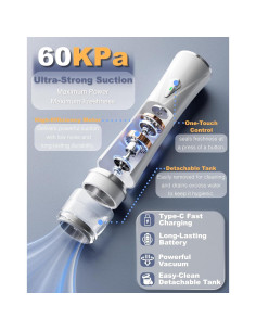 Sellador de Vacío Compacto de Mano con 30 Bolsas Reutilizables 2