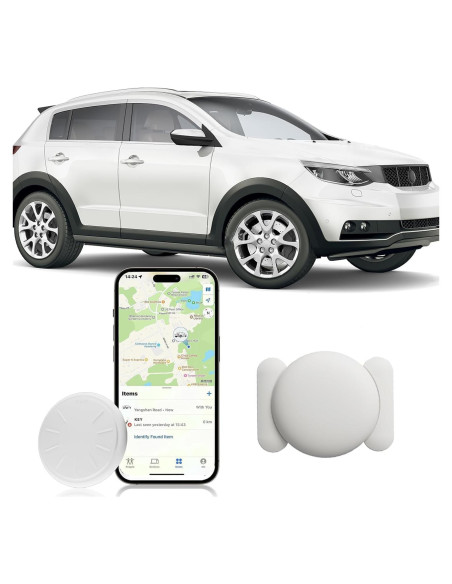 Mini Rastreador GPS Magnético Hongtop para Vehículos - Blanco
