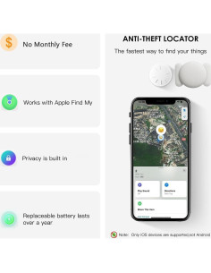 Mini Rastreador GPS Magnético Hongtop para Vehículos - Blanco 2