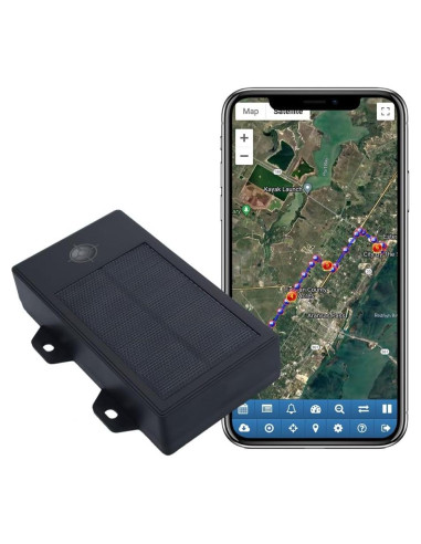 GPS Tracker Solar AccuTracking TK382, Batería 12000mAh, IP67