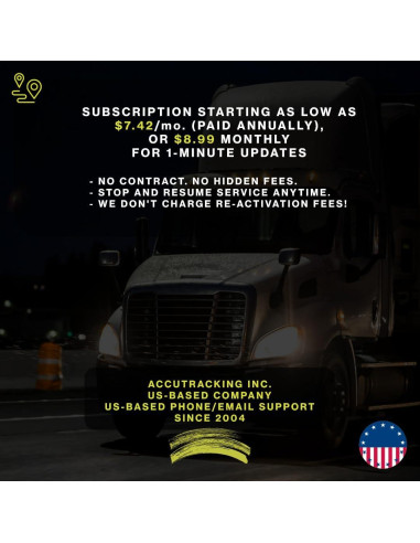 GPS Tracker Solar AccuTracking TK382, Batería 12000mAh, IP67