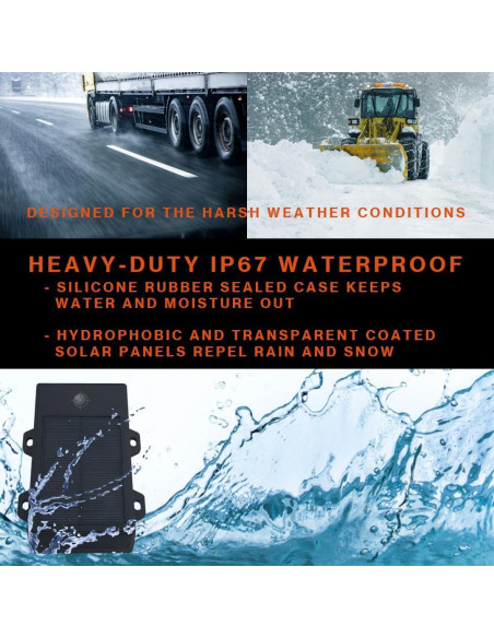 GPS Tracker Solar AccuTracking TK382, Batería 12000mAh, IP67