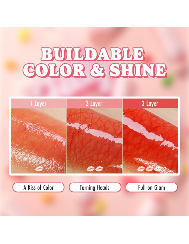 Tinte de Gel para Labios Coco Cosmetics - Explosión de Energía, 1.98 g