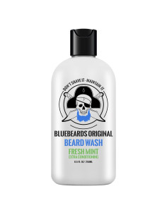 Lavado de Barba Menta Fresca Bluebeards 240 g - Suavizante
