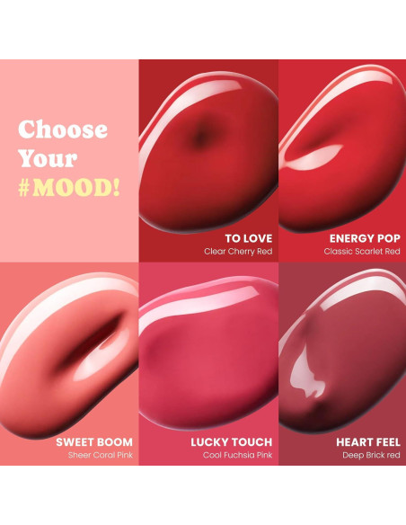 Tinte de Gel para Labios Coco Cosmetics - Explosión de Energía, 1.98 g Tinte de Gel para Labios Coco Cosmetics - Explosión de Energía, 1.98 g