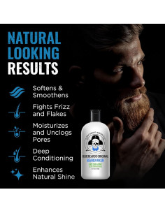 Lavado de Barba Menta Fresca Bluebeards 240 g - Suavizante 2