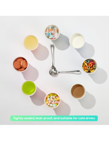 600 Vasos de Papel JOLLY PARTY 3oz Desechables Floral Verde