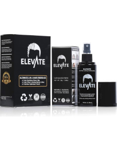 Kit 3 en 1 Elevate para Cabello Fino - Fibras, Spray y Peine 2
