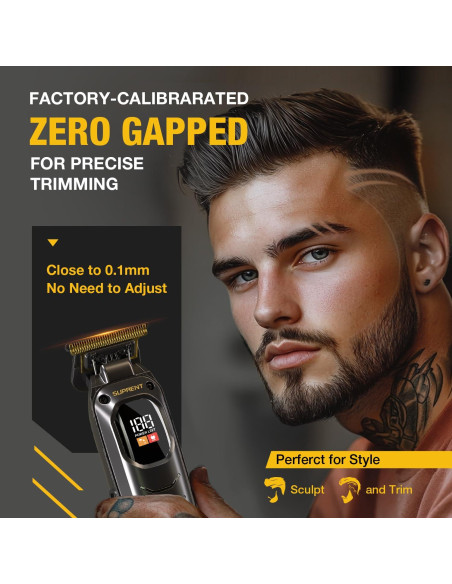 Cortadora de Cabello Inalámbrica SUPRENT - Kit Profesional