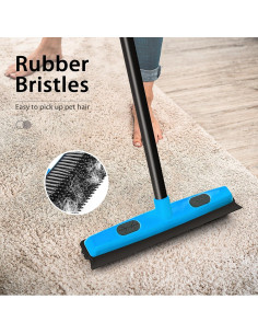 Cepillo de Goma JEHONN para Alfombras con Raspador 134 cm 2
