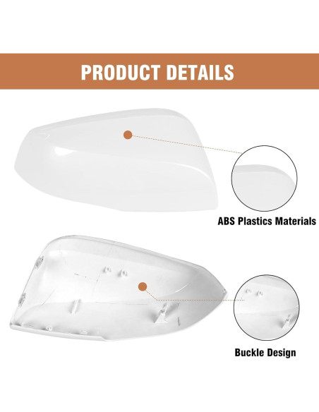 Cubierta de Espejo Lateral Moonlinks para Toyota RAV4 2019-2024