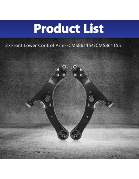 Brazo de Control Inferior Frontal HAWK BROTHER Toyota Corolla 2014-2019