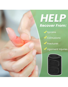 Férulas para Dedos EDNYZAKRN Doble Ajustable para Artritis 2