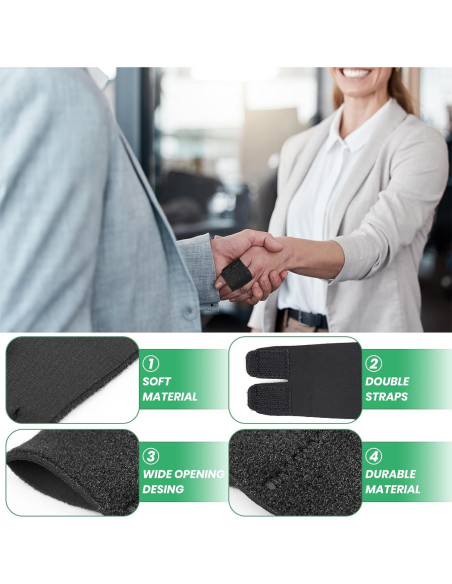 Férulas para Dedos EDNYZAKRN Doble Ajustable para Artritis