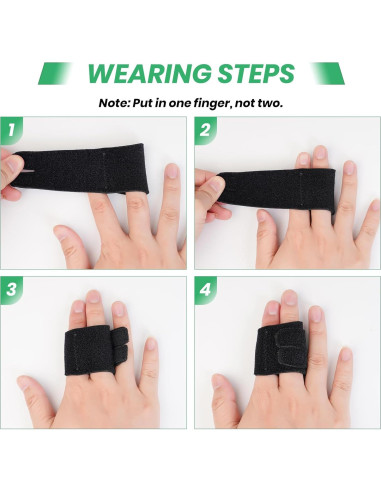 Férulas para Dedos EDNYZAKRN Doble Ajustable para Artritis