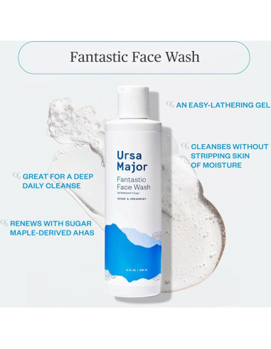 Limpiador Facial Ursa Major 226g Natural y Vegano