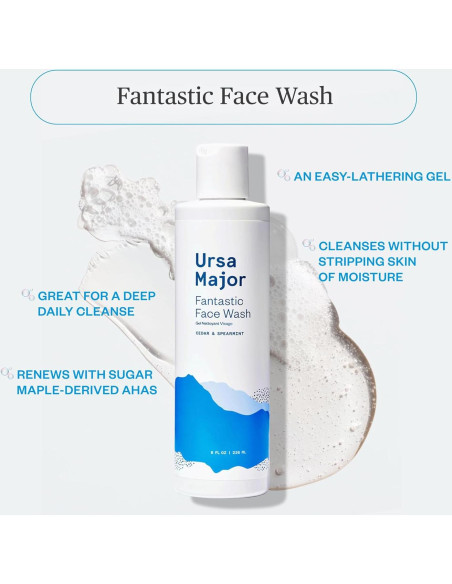 Limpiador Facial Ursa Major 226g Natural y Vegano