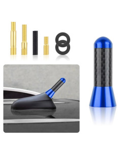 Antena de Coche YGDMD Fibra de Carbono Azul 9.30x3.61cm
