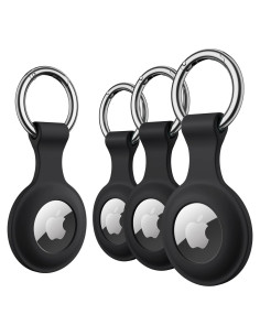 Paquete de 4 Fundas Silicona Impermeable para Apple AirTag