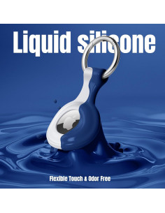 Paquete de 4 Fundas Silicona Impermeable para Apple AirTag 2