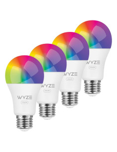 Bombilla Inteligente Wyze A19 LED RGB 1100 Lúmenes - Paquete de 4