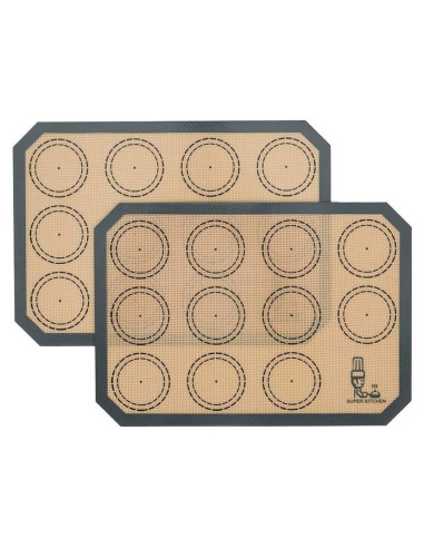 Juego de Tapetes de Silicona Antiadherentes 20.8x29.5cm Folksy