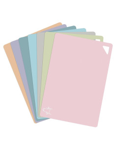 Juego de 7 Tablas de Cortar Plásticas CHEODIN Antideslizantes